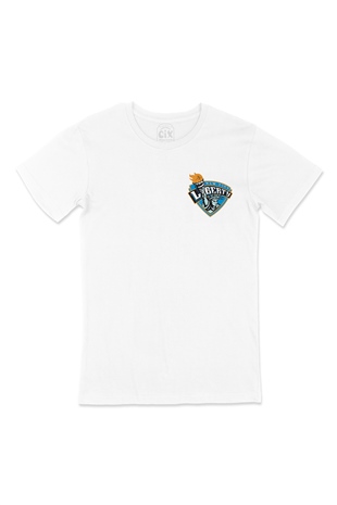 New York Liberty Cep Logo Tasarımlı Beyaz Tişört