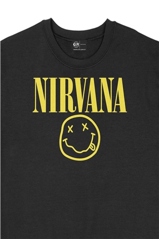 Nirvana Siyah Sweatshirt