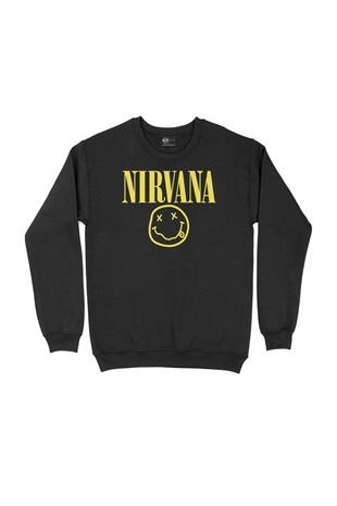 Nirvana Siyah Sweatshirt