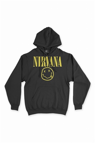 Nirvana Siyah Sweatshirt Hoodie