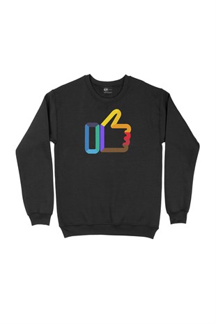 Okey Siyah Sweatshirt