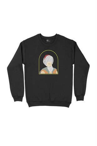 Orhan Gazi Siyah Sweatshirt