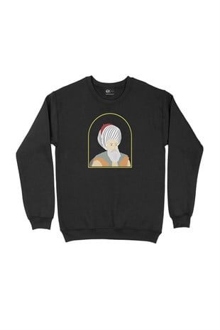 Orhan Gazi Siyah Sweatshirt