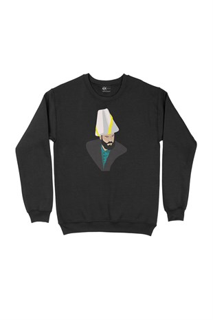 Osmanlı Veziri Siyah Sweatshirt