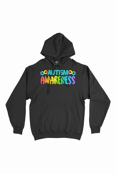 Otizm Farkındalık Kapşonlu Sweatshirt Hoodie