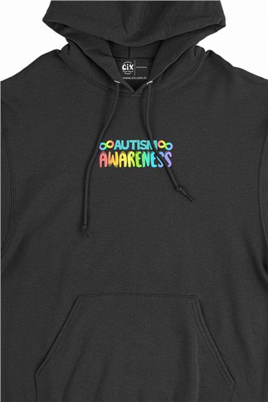 Otizm Farkındalık Minimal Kapşonlu Sweatshirt Hoodie