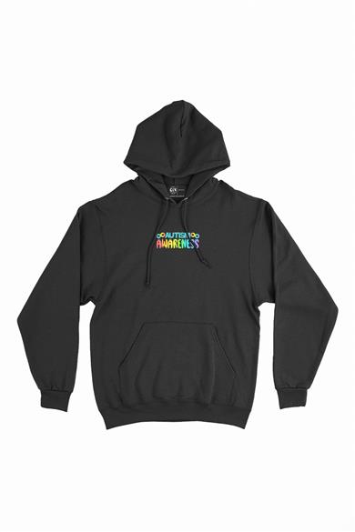 Otizm Farkındalık Minimal Kapşonlu Sweatshirt Hoodie