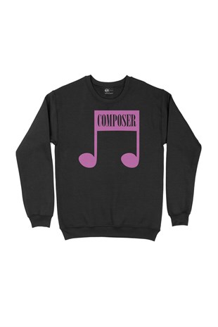 Pembe Composer Siyah Sweatshirt