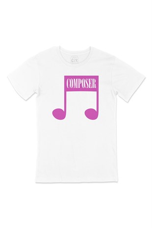 Pembe Composer Tişört
