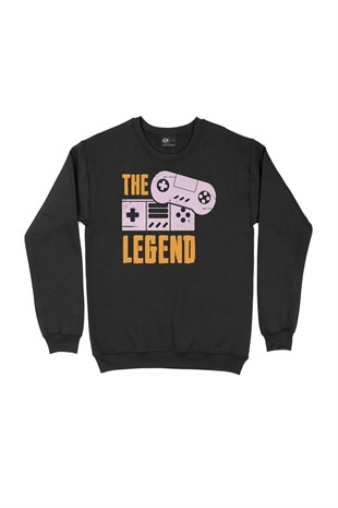 Pembe The Legend Siyah Sweatshirt