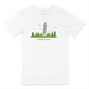 Pisa Kulesi Tişört