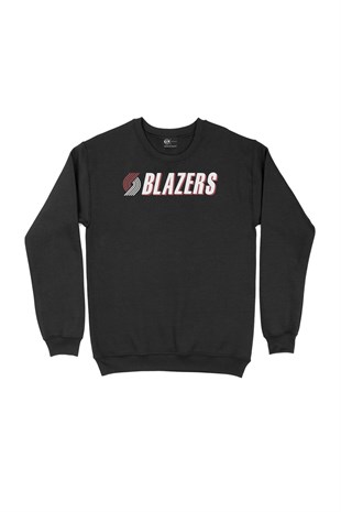 Portland Trail Blazers Siyah Sweatshirt