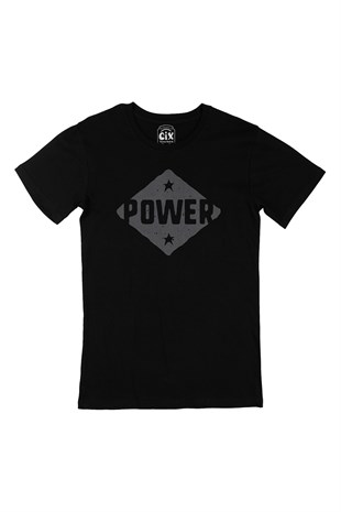 Power Siyah Tişört