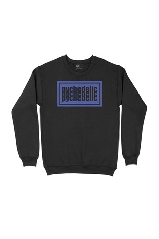 Pychedelic Siyah Sweatshirt