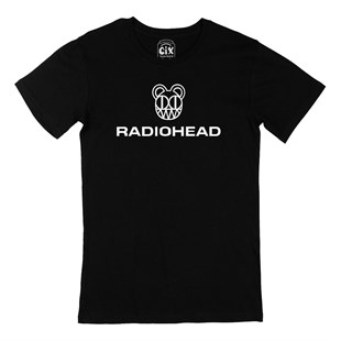 Radiohead Logolu Siyah Tişört