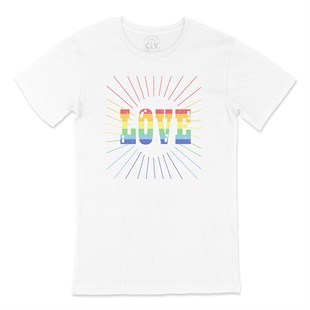 Rainbow Love Tişört