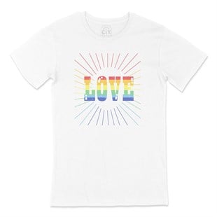 Rainbow Love Tişört