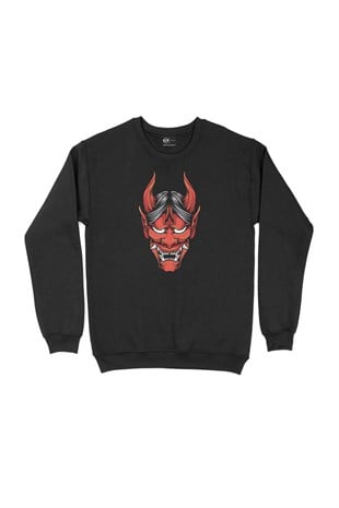 Red Devil Siyah Sweatshirt