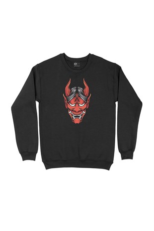 Red Devil Siyah Sweatshirt