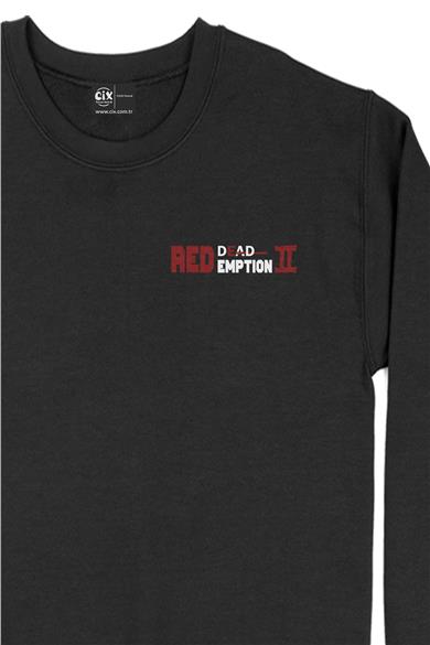 Redemption Cep Tasarım Baskılı Sweatshirt