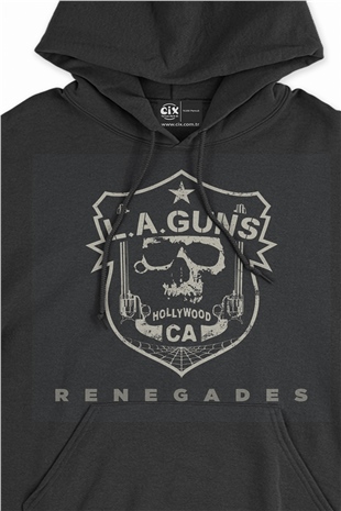 Renegades La Guns Siyah Sweatshirt Hoodie