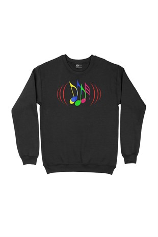 Renkli Notalar Sweatshirt