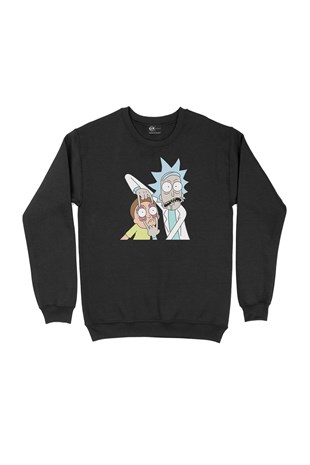 Rick And Morty Görselli Sweatshirt