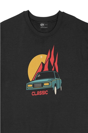Şahin Doğan Klasik Siyah Sweatshirt