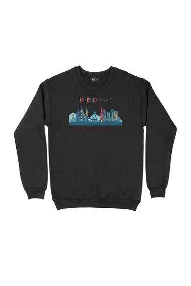 Sao Paulo Brasil Renkli Sweatshirt