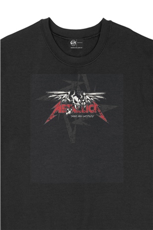 Seek And Destroy Metallica Siyah Sweatshirt