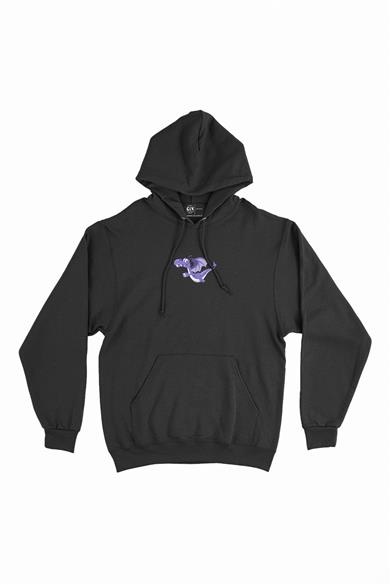 Sevimli Ejderha Minimal Kapşonlu Sweatshirt Hoodie