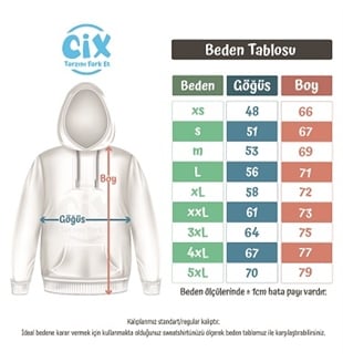 Sidney Avusturalya Bayraklı Kalpli Siyah Sweatshirt Hoodie