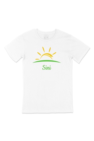 Sini Hindistan Güneş Logolu Tişört