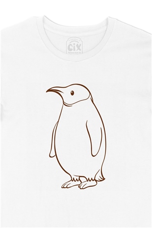Şişman Penguen Tasarımlı Tişört