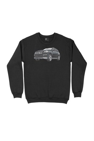 Siyah Suv Araba Siyah Sweatshirt
