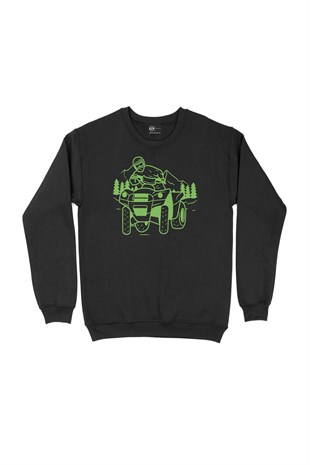 Ski Car Siyah Sweatshirt