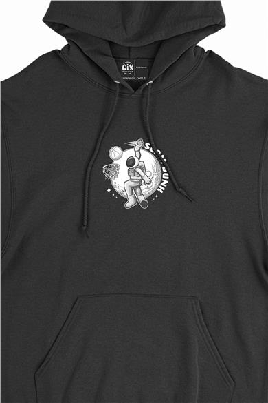 Slam Dunk Basketbolcu Astronot Minimal Kapşonlu Sweatshirt Hoodie