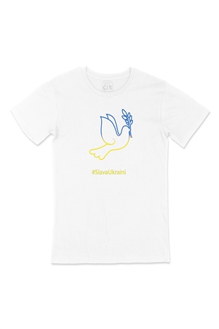 Slava Ukraini Peace Tişört