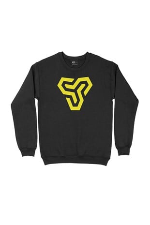 Space Soldiers Siyah Sweatshirt