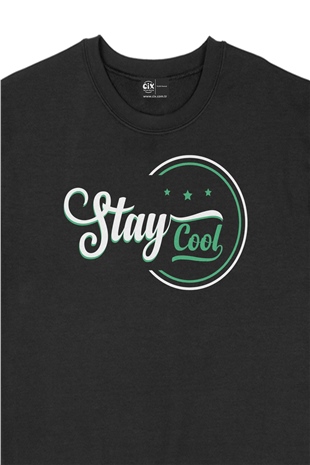 Stay Cool Siyah Sweatshirt