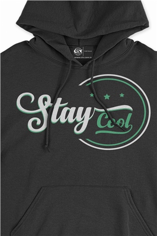 Stay Cool Siyah Sweatshirt Hoodie