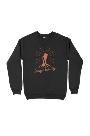 Straight To The Top Siyah Sweatshirt