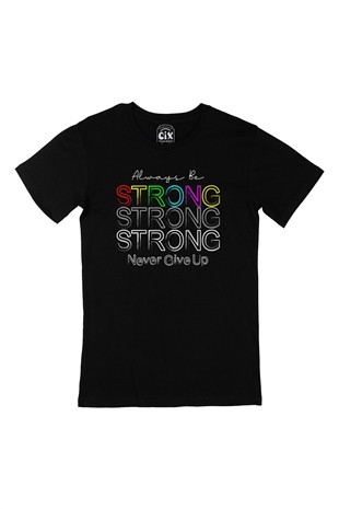 Strong Güçlü Ol Siyah Tişört