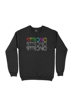 Strong Güçlü Siyah Sweatshirt