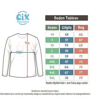 Strong Tasarım Siyah Sweatshirt