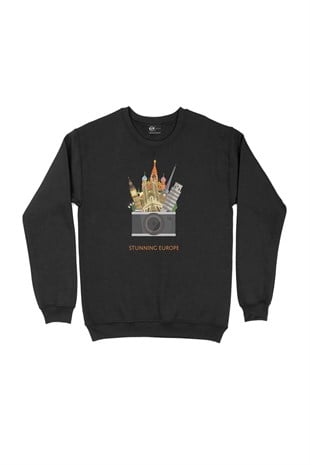 Stunning Europe Siyah Sweatshirt