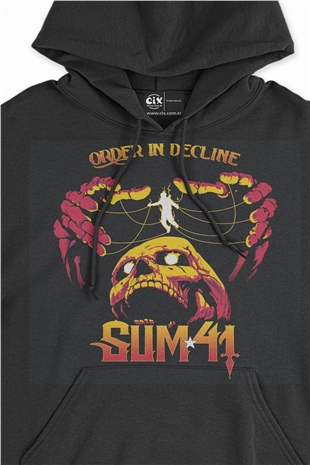 Sum 41 Order in Decline Siyah Sweatshirt Hoodie