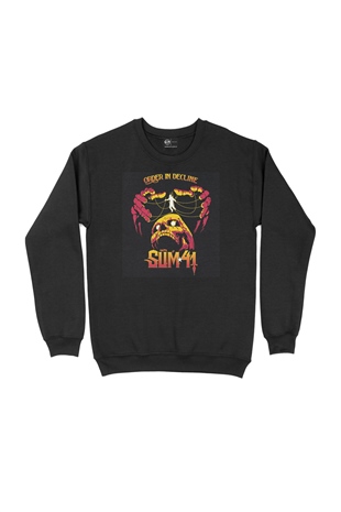 Sum 41 Order in Decline Siyah Sweatshirt