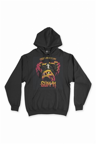 Sum 41 Order in Decline Siyah Sweatshirt Hoodie