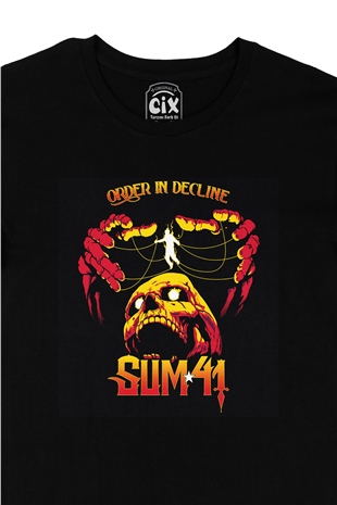 Sum 41 Order in Decline Siyah Tişört